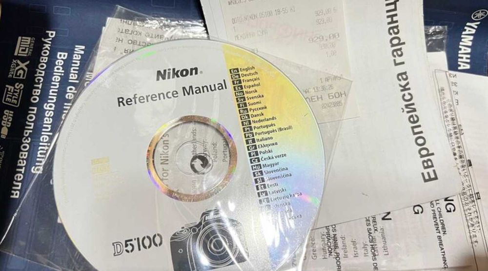 Камера Nikon D5100 + обектив 18-55мм (китов) с оригинална кутия