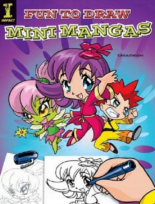 Super carte de invatat desen Mini Mangas