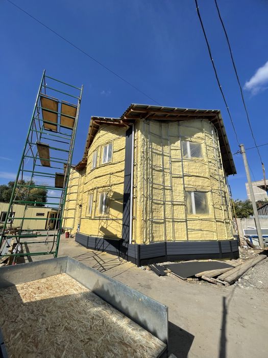 Утепление пенополиуретаном ппу термопеной.