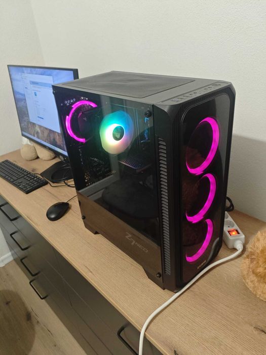 Vand PC Gaming i5 12400F | RTX 3060 Ti 8GB | 16GB RAM | SSD 1TB | RGB