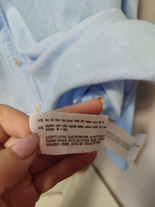 Zara Man- Slim Fit 54%Linen 46%Cotton
