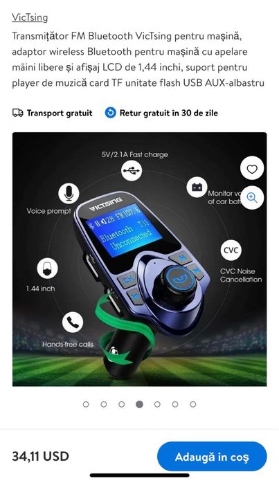 Cd player auto Infinity Becker-adaptor BT Usb