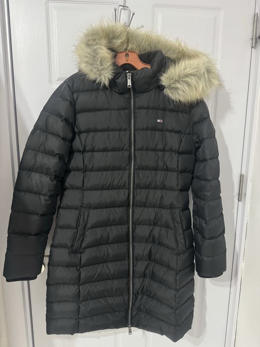 Tommy Hilfiger Зимно Яке с Пух на Качулката