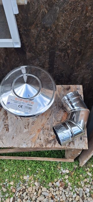 Tubulatura inox/Pălărie inox/cot 90°