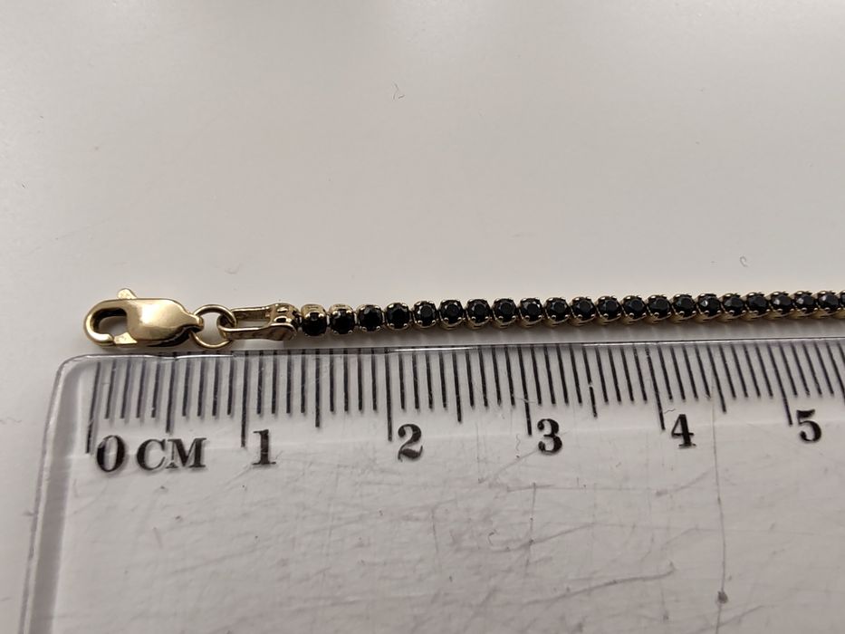 Brățară tennis unisex Aur 14k Gr 2,81 cod unic 865