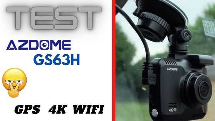 Професионален видеорегистратор с вградена батерия,AZDOME GS63H 4K