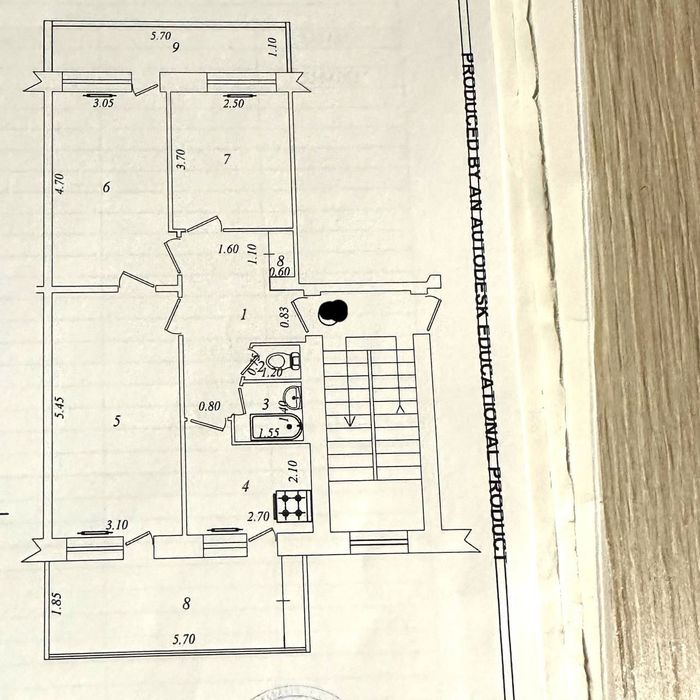 3х комнатная квартира Юнусабад 4 кв
