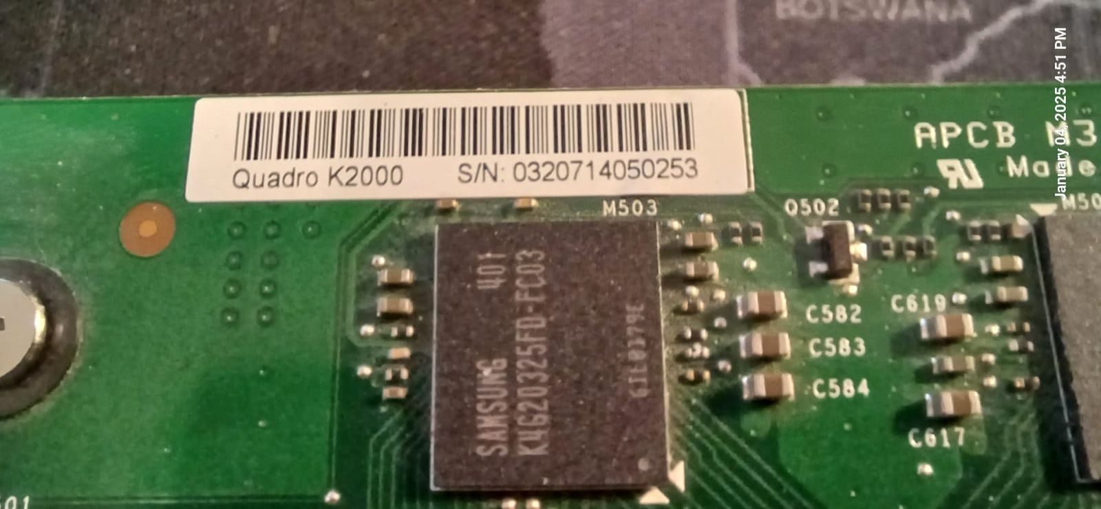 Placa video Dell nVidia QUADRO K2000 2Gb DDR5 DVI-I, 2 x Display Port