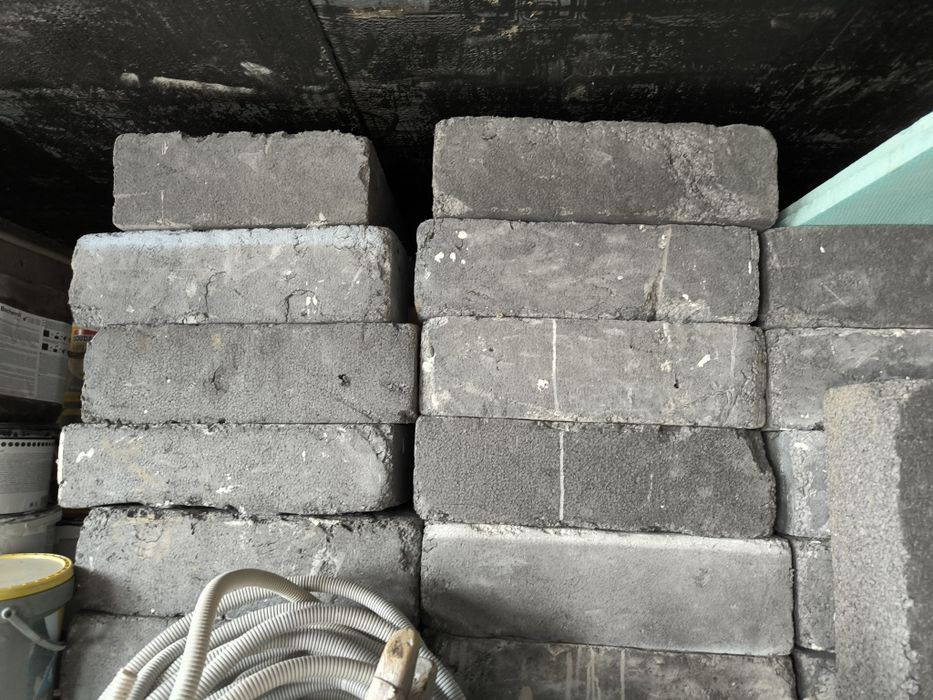 Materiale rămase din construcții, polistiren grafitat, cravate beton