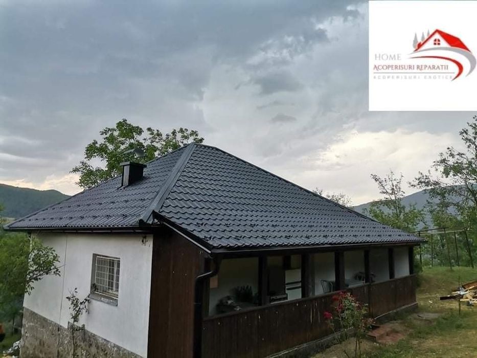 Țiglă metalică la ofertă, vopsire acoperis, mansardari, izolatii pod.