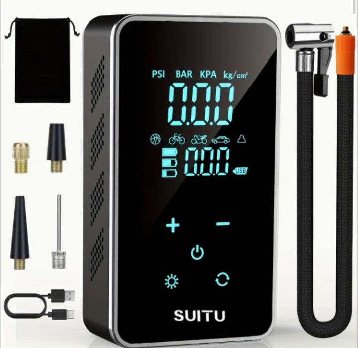 Мини Компресор за Автомобили и Мотоциклети