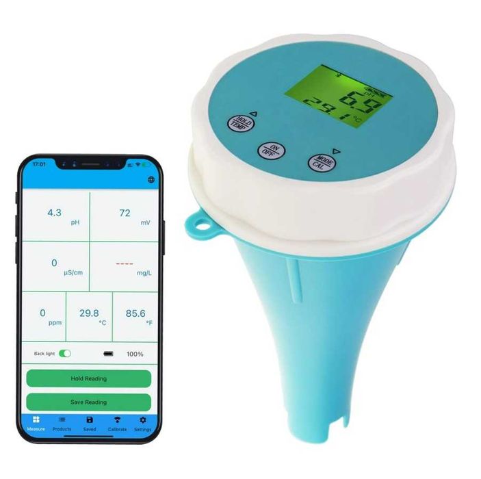 Monitor digital plutitor de apă 6 în 1 cu Bluetooth