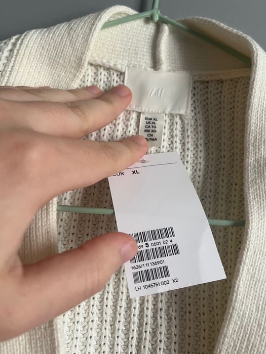 Cardigan alb H&M damă