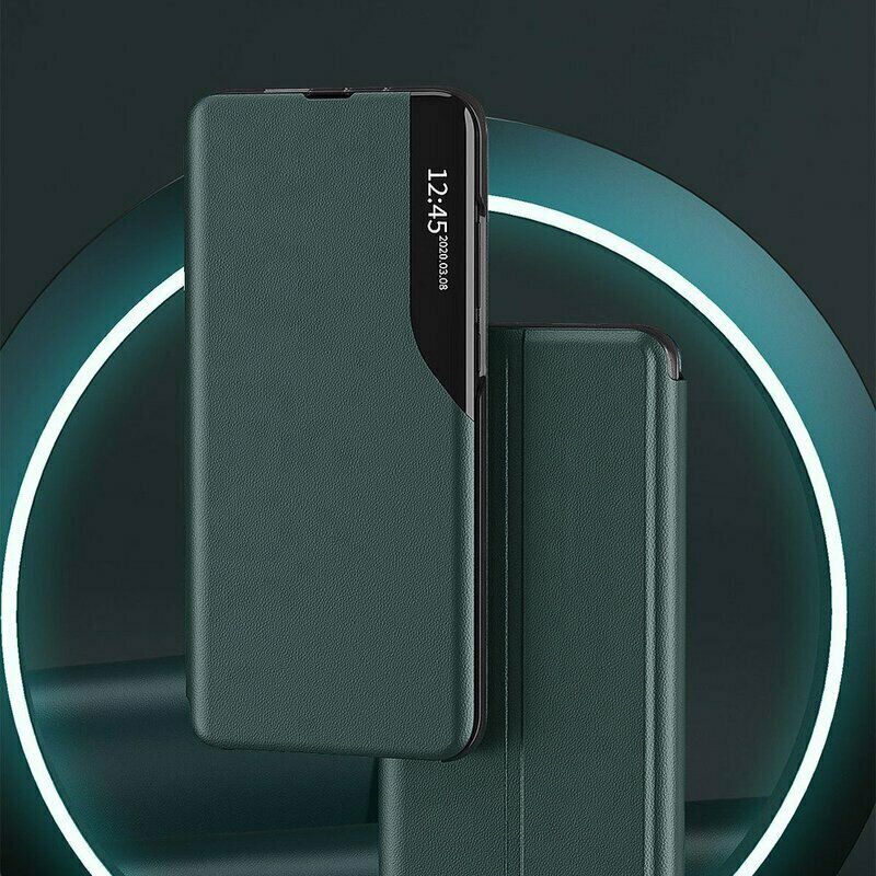 Husa tip carte inteligenta pentru Samsung Galaxy A32 5G - Dark Green