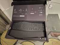 Tastatura fara fir cu suport incheietura, Logitech, ERGO K860