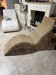 Sezlong Ikea ratan vintage