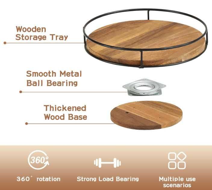 Въртящ се органайзер YUNISS Lazy Susan за кухня