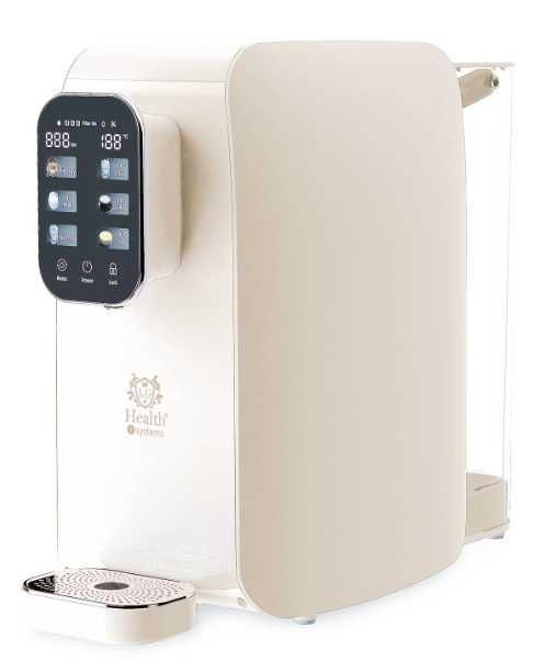 Purificator de apa LG Health, 3L, 6 temperaturi, osmoza inversa, crem