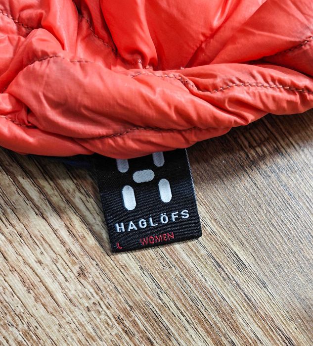 HAGLOFS Pertex Оригинално дамско яке с Пух и качулка размер L
