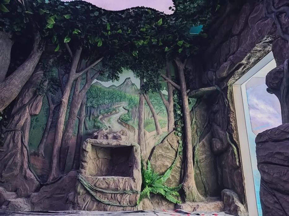 Вольер кафас декоративные 

#водопад 
#вольер
#искусственныйк