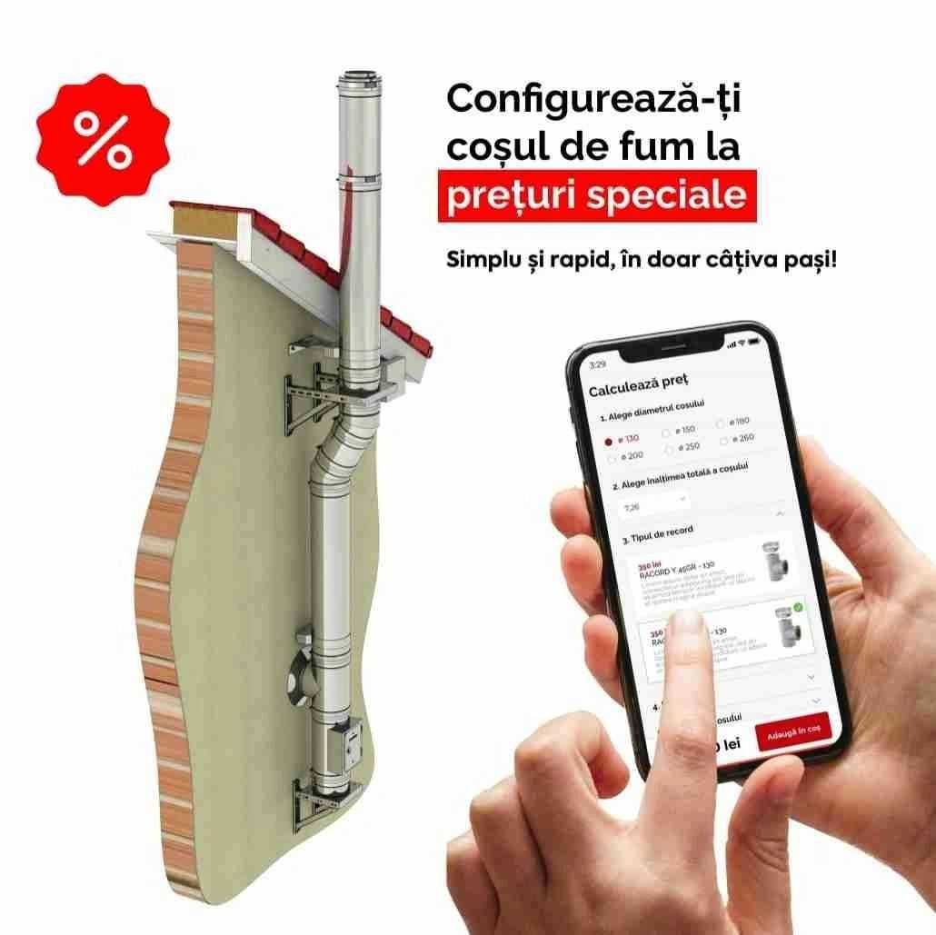 Configuraotr cos de fum inox online si rapid