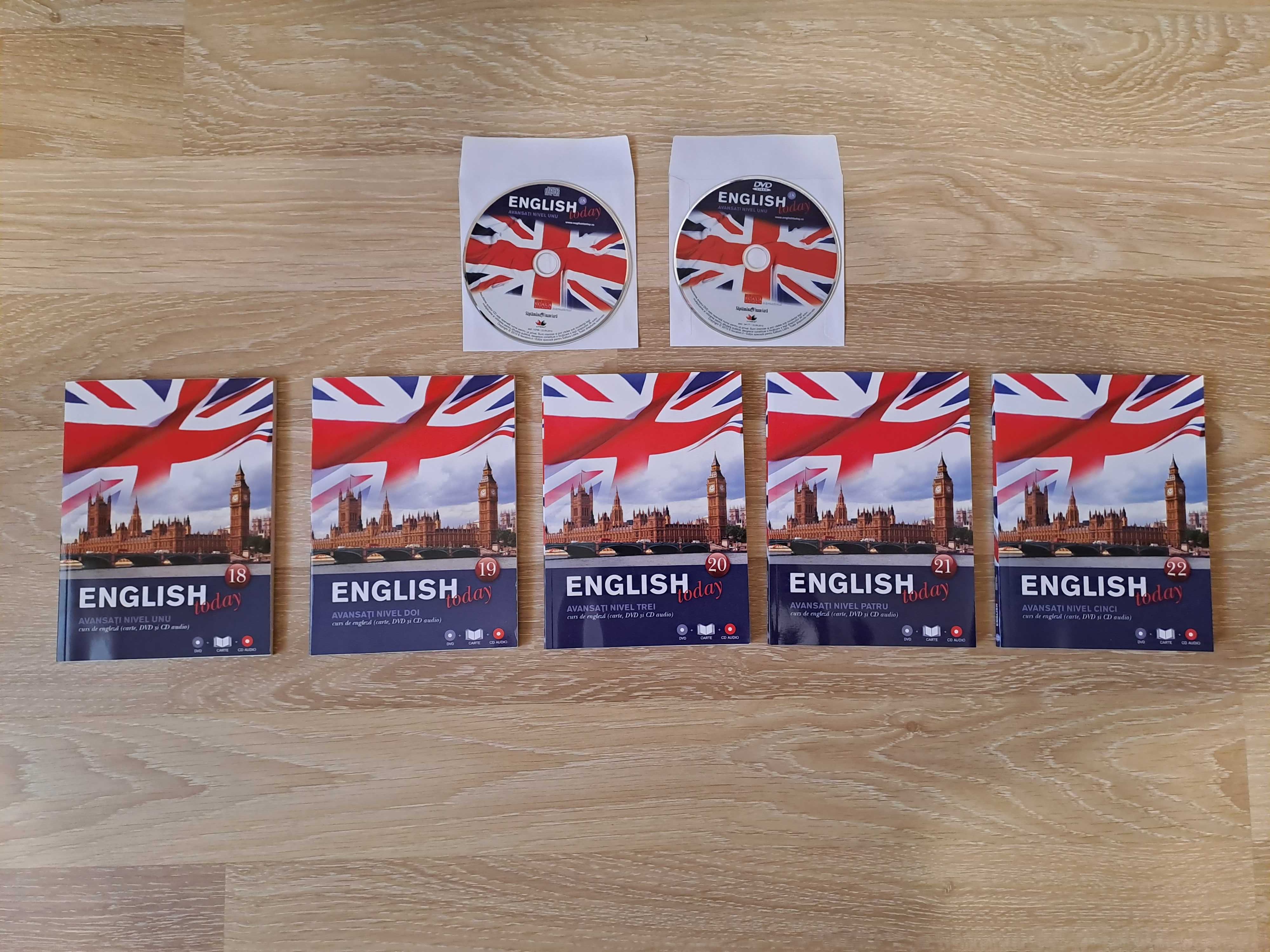 Colectia English today (curs limba engleza) - 26 de volume (DVD + CD)