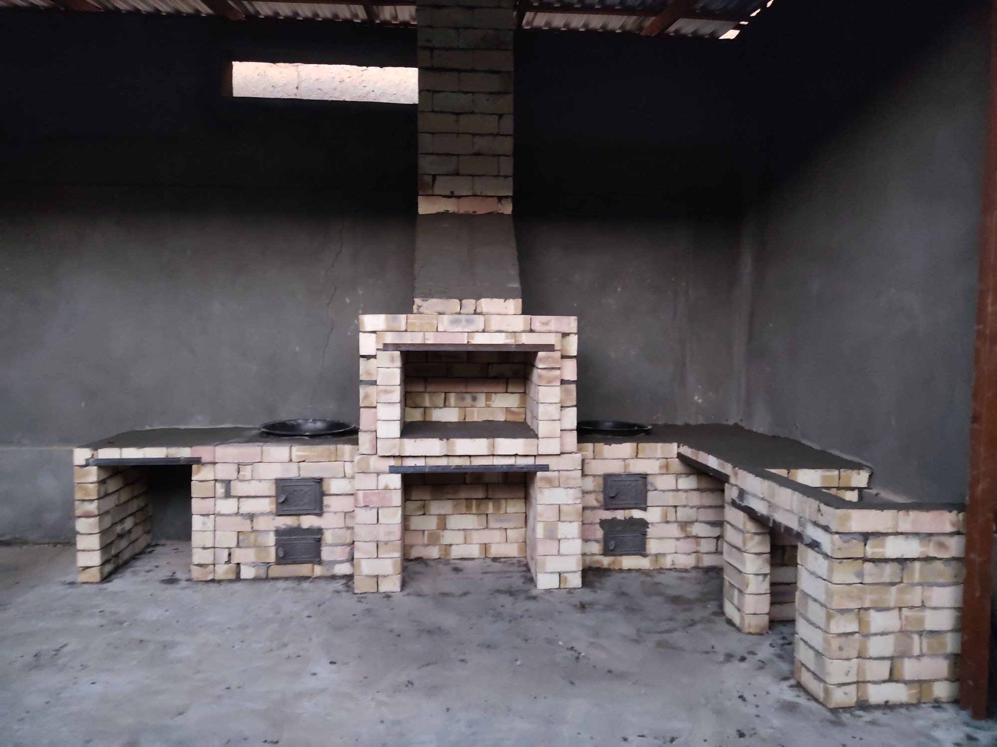 Ochoq qozon, barbikyu va pechka, kamin kuramiz