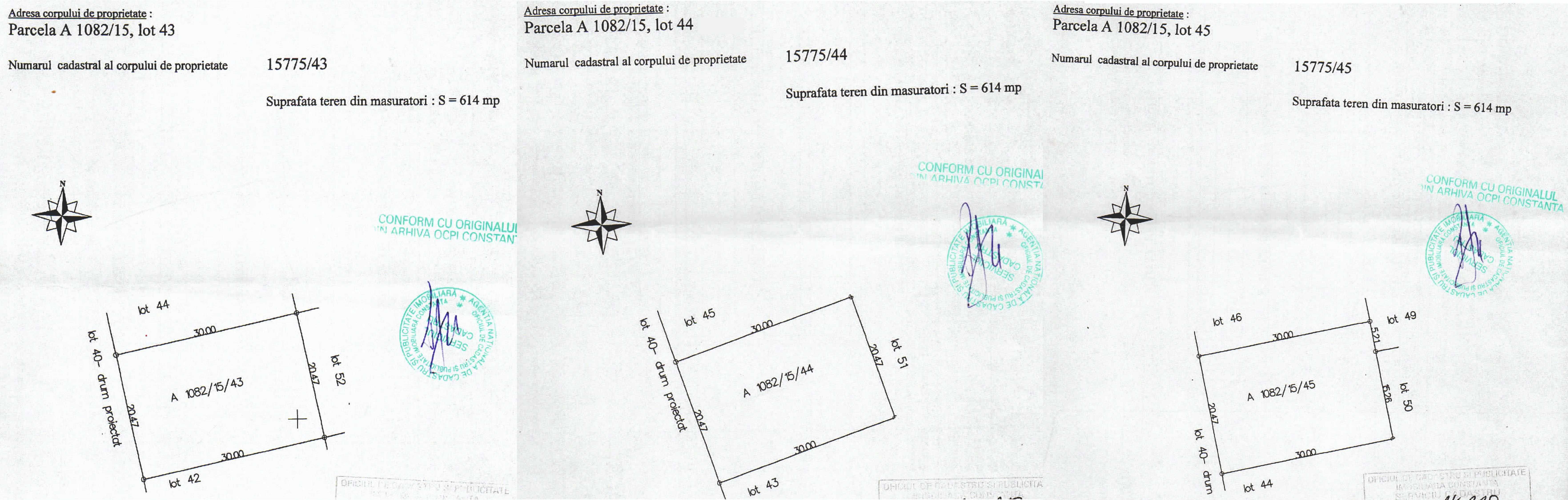 42.980 euro teren 614mp limita intravilan,Sere Viile Noi Constanta