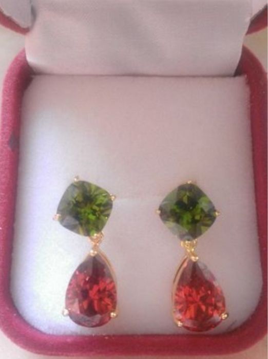 cercei placati cu aur galben