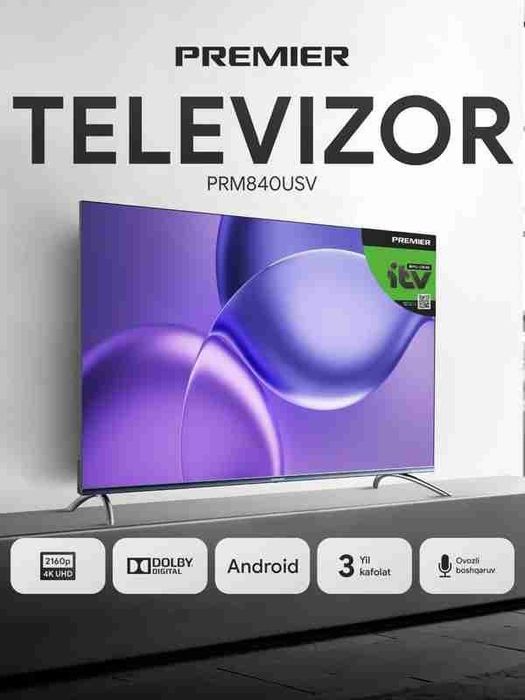 Продаётся Телевизор 4К Premier 55PRM840USV ( диагональ 55 )