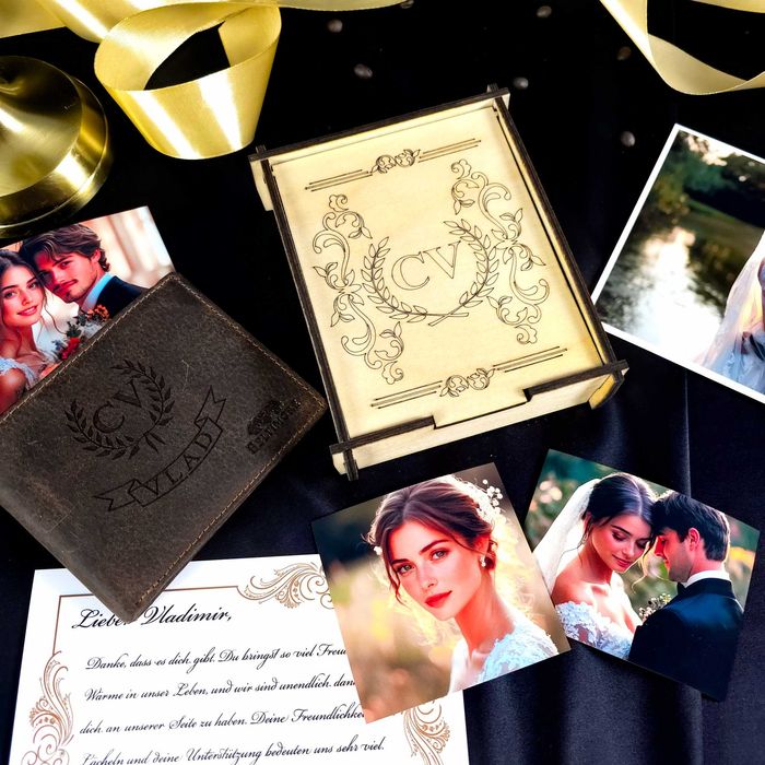 Подарък за мъж — качествен кожен портфейл от италианска кожа