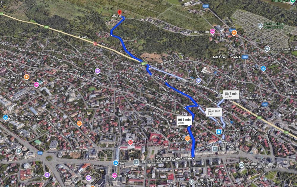 teren intravilan Moara de Vant 1000 mp