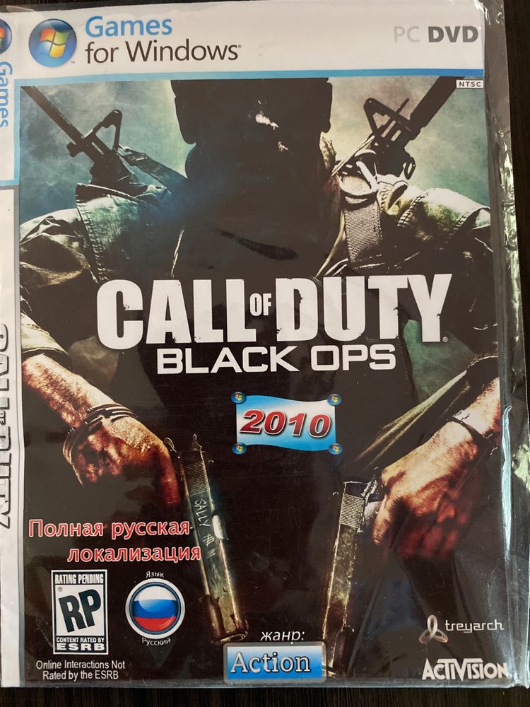 Игры на диске CALL OF DUTY BLACK OPS, GTA episodes from Liberty city
