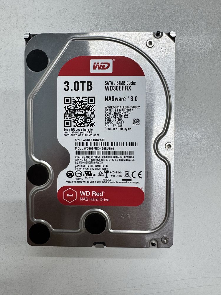 HDD WD Red 3 Tb