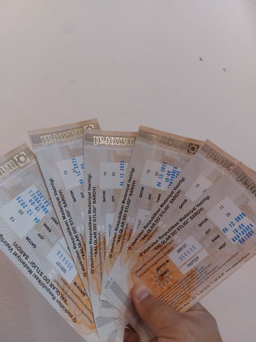 Bunyod Saidov konsertiga biletlar bor