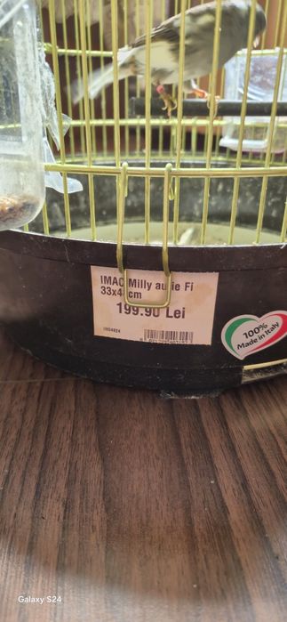 Colivie rotunda pt pasari talie mica