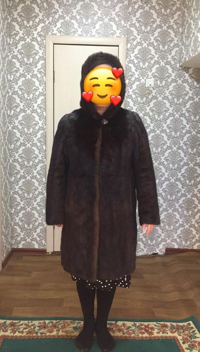 Норковая шуба 80 000 тг