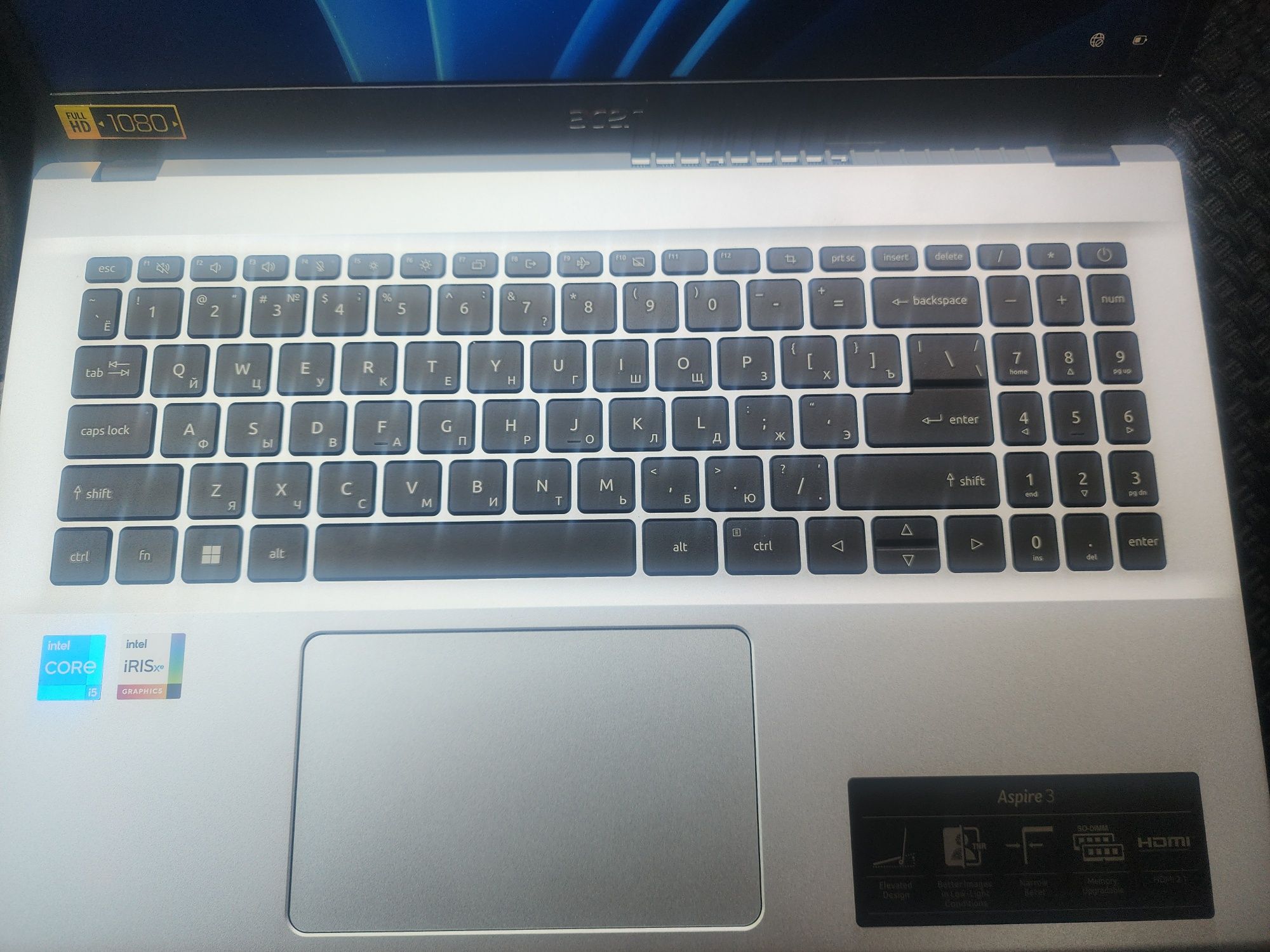 Notebook acer core I5