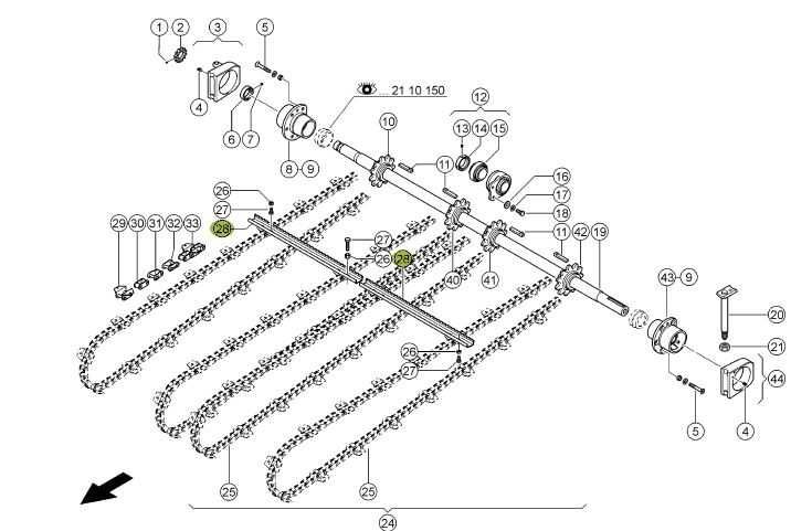 Raclet combina agricola CLAAS 650713 682mm