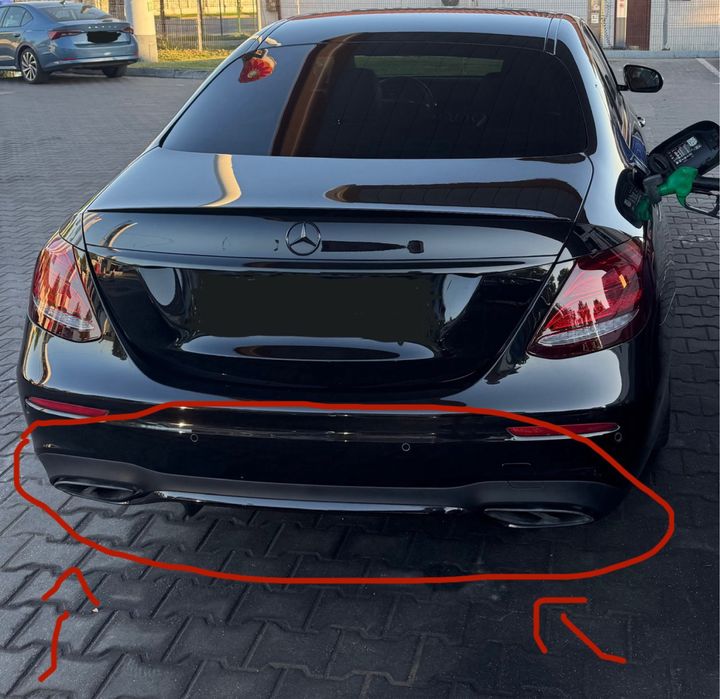 Difuzor/Fusta Bara Spate Original Mercedes E43 AMG W213 (2016-2020)