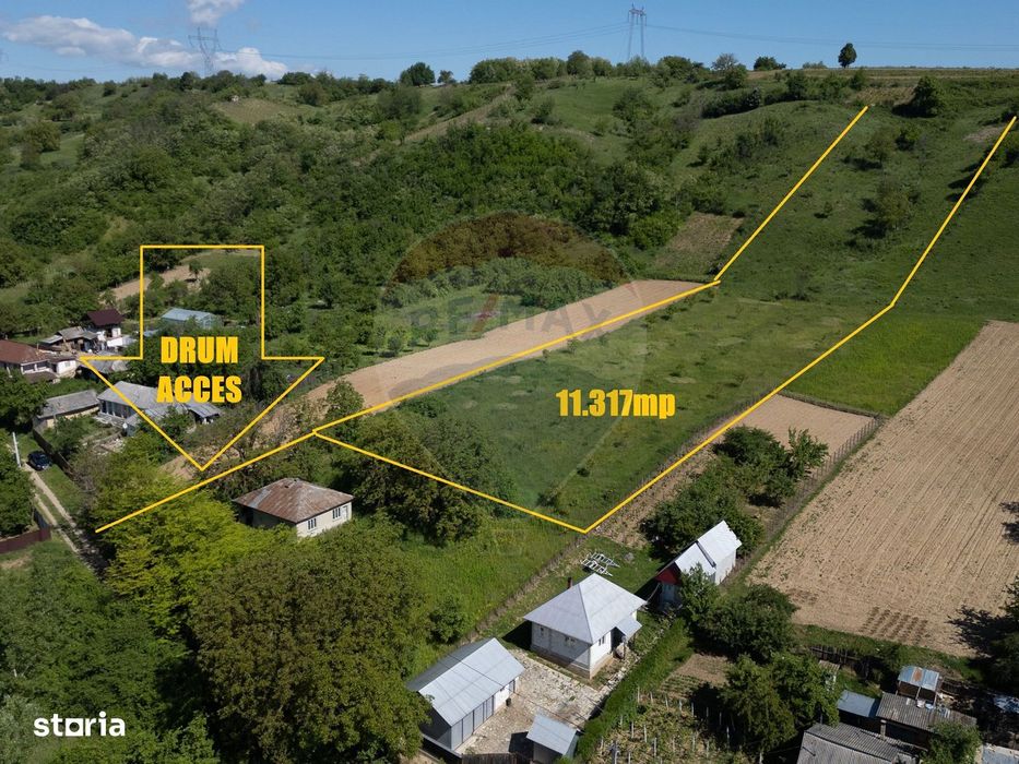 Teren 11.317 mp situat in Parava - Dragusani - Bacau