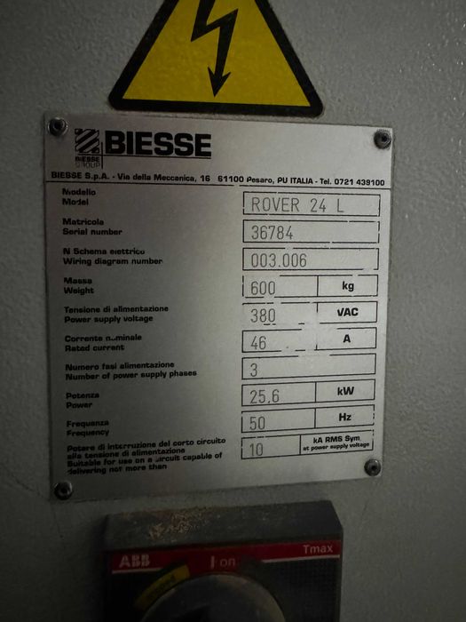 Cnc Biesse Rover 24 L