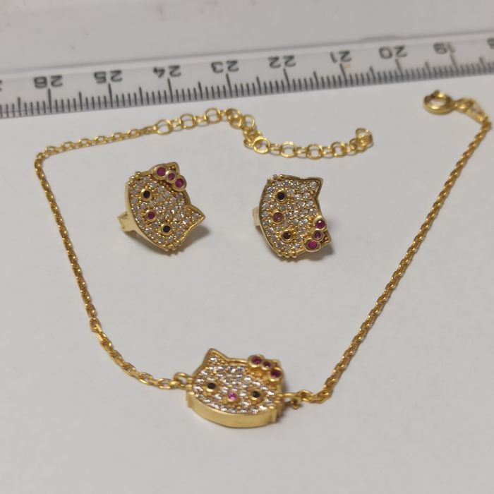 Set cercei și brățară argint