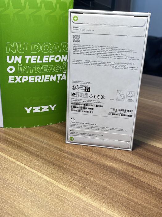 iPhone 17 / 256 GB / Sănătate baterie 100% / Nou sigilat
