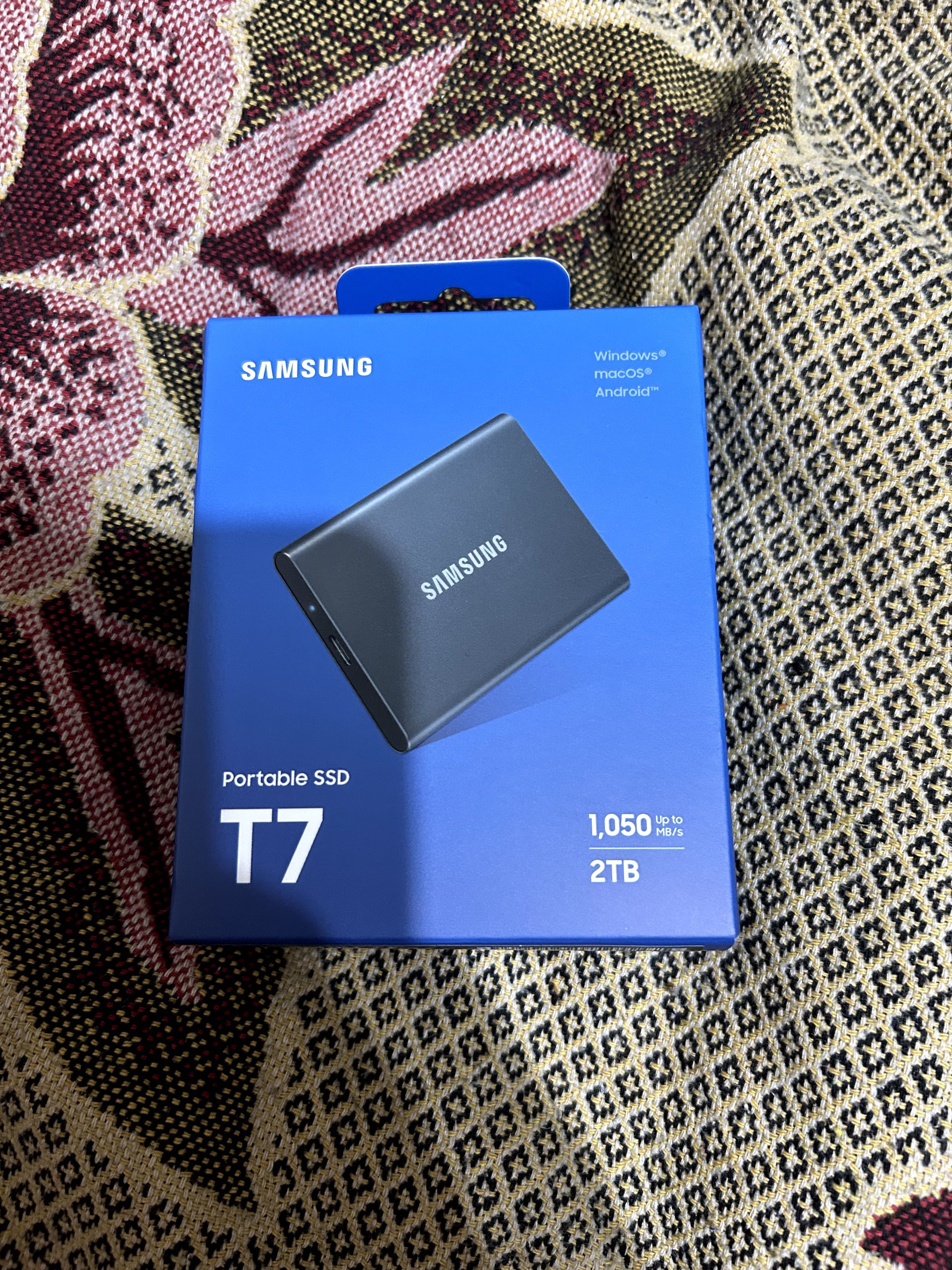 Samsung ssd T7 2Tb новый