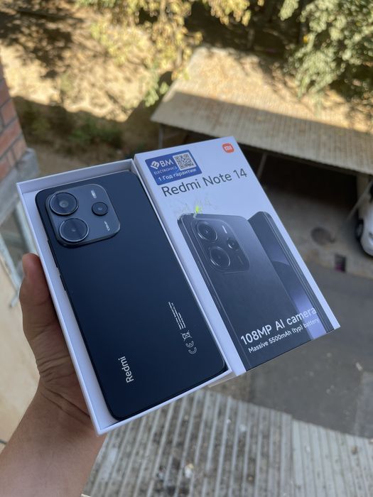 Redmi note 14 8+8/128 yengi kop ishlatilmagan