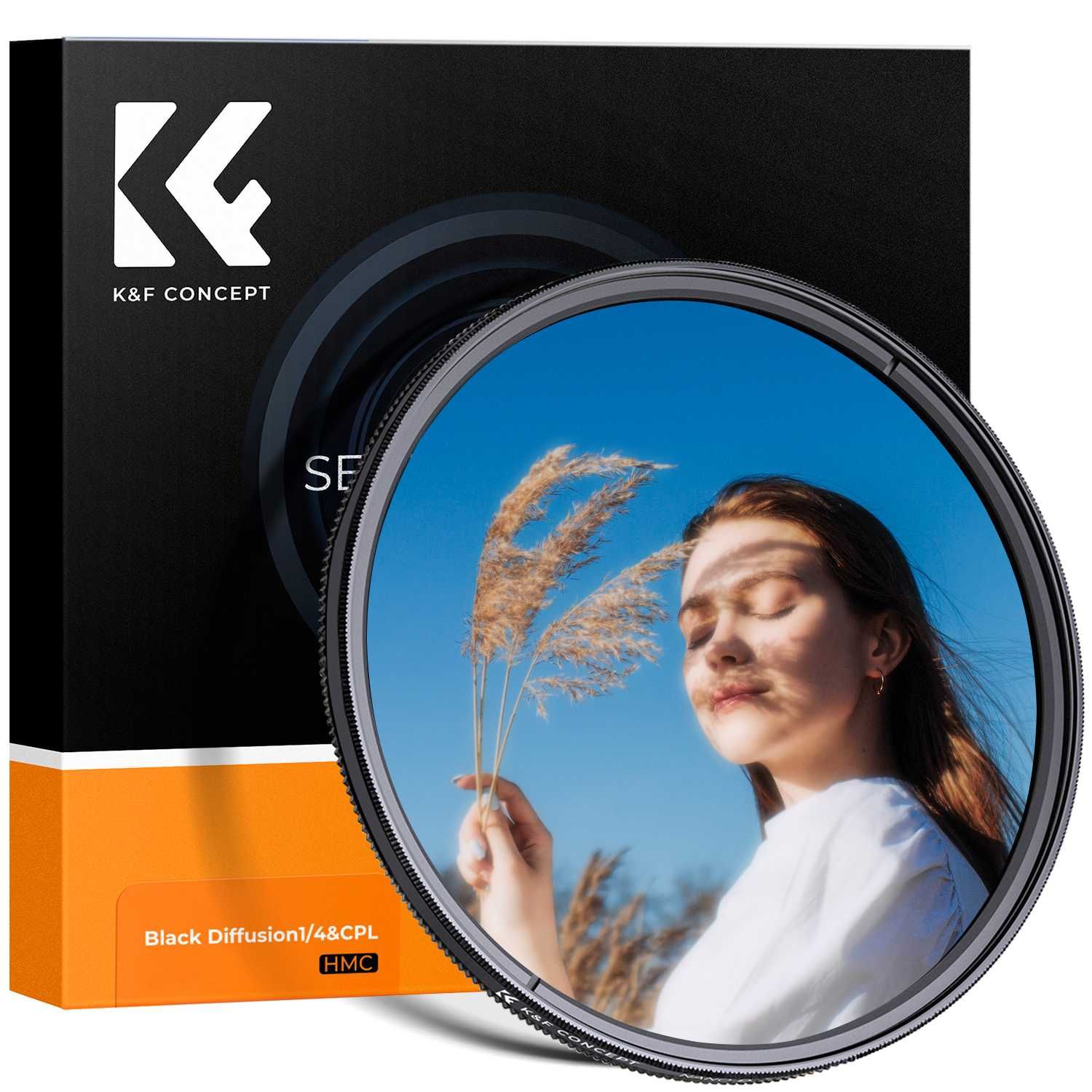 K&F Concept 2в1 CPL + Black Mist 1/4 филтър