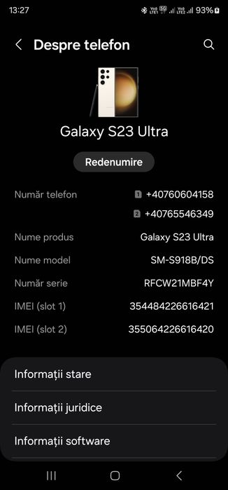 Vand samsung s23 ultra