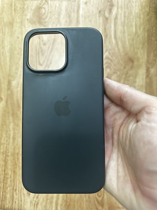 Iphone 14 pro max black original silicone  case