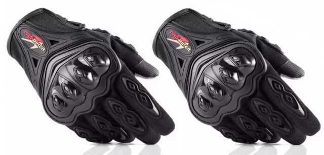 Manusi Scuter ATV Protectii Negre Pro Biker